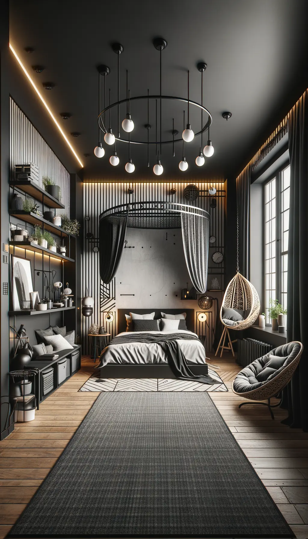 Punk Goth Hippie Bedroom Design – Stylish Makeover