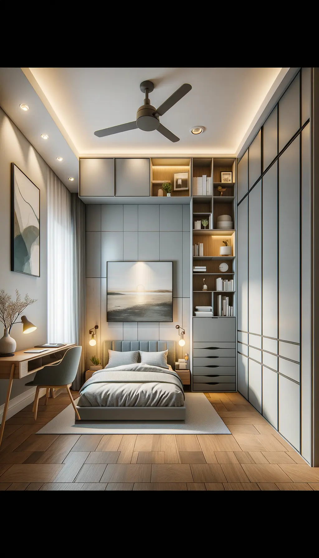 Transform Your Small Bedroom: Space Optimization and Modern Design