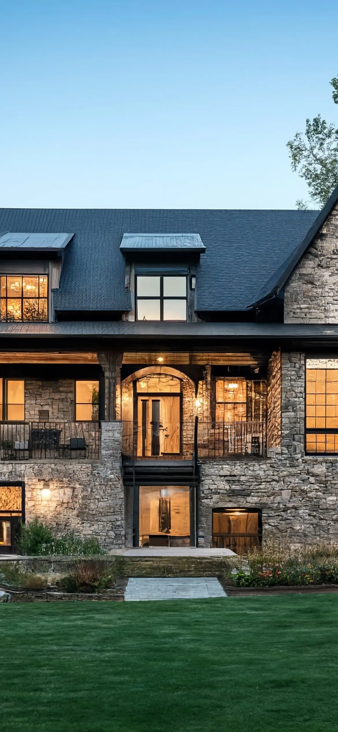 Transform Your Home with a Rustic Two-Story Addition and Porch