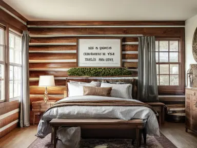 Transform Your Bedroom with a Rustic Cabin Makeover