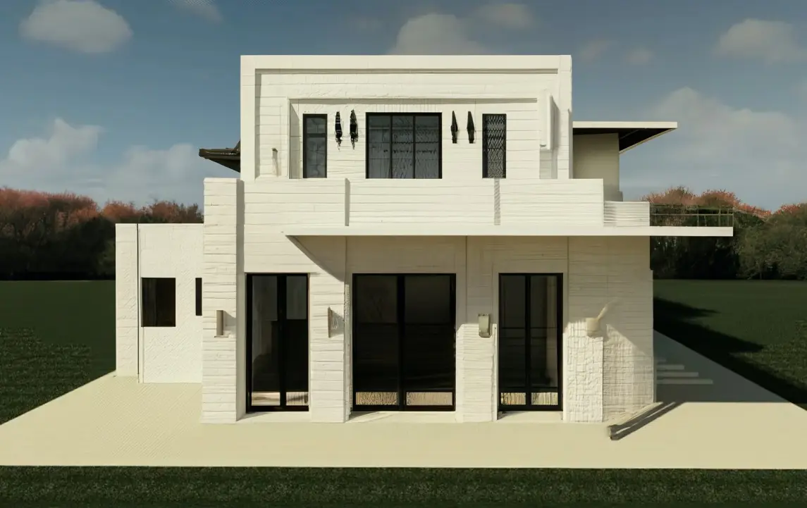 Art Deco Exterior Home Transformation