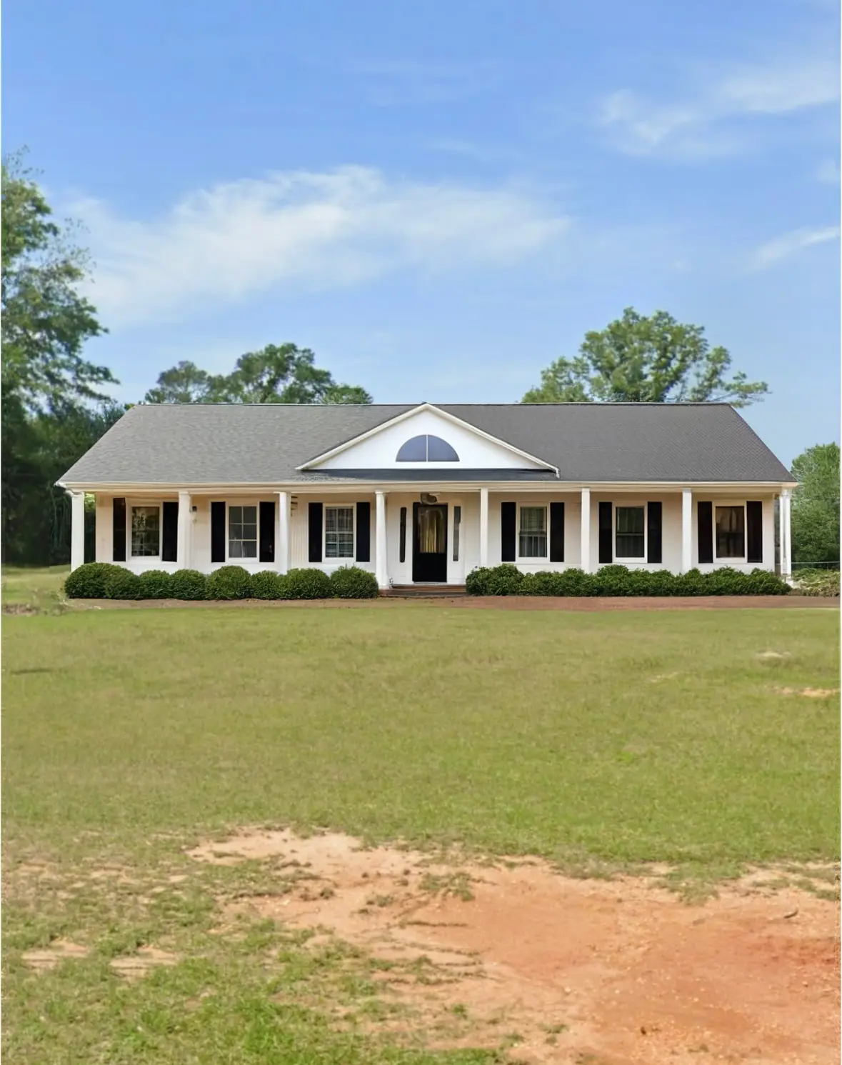 Colonial Home Exterior Remodel with Traditional Design