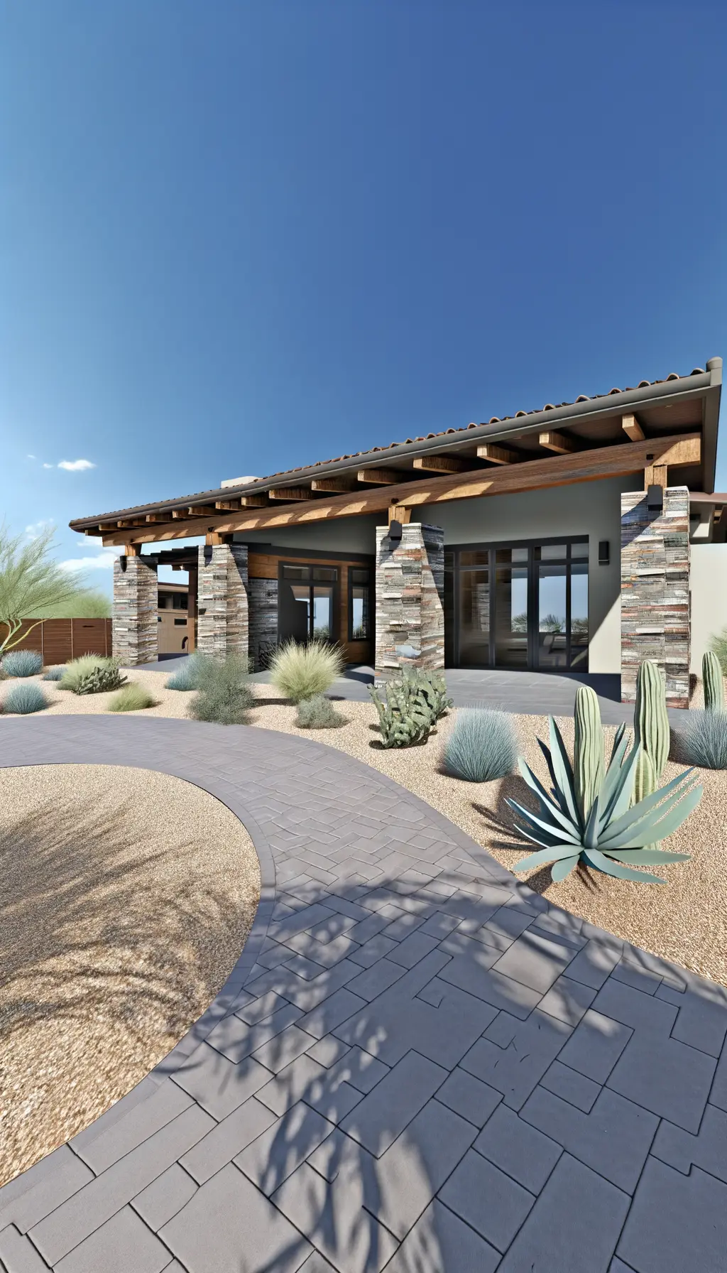 Transform Your Desert Home: Modern Facade Remodel